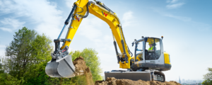 VERLEIHFIX - Verleih Vermietung Minibagger Baumaschinen Geräte Idstein - Limburg - Wiesbaden - Frankfurt - Koblenz - Minibagger Wackerneuson ET145 im Einsatz